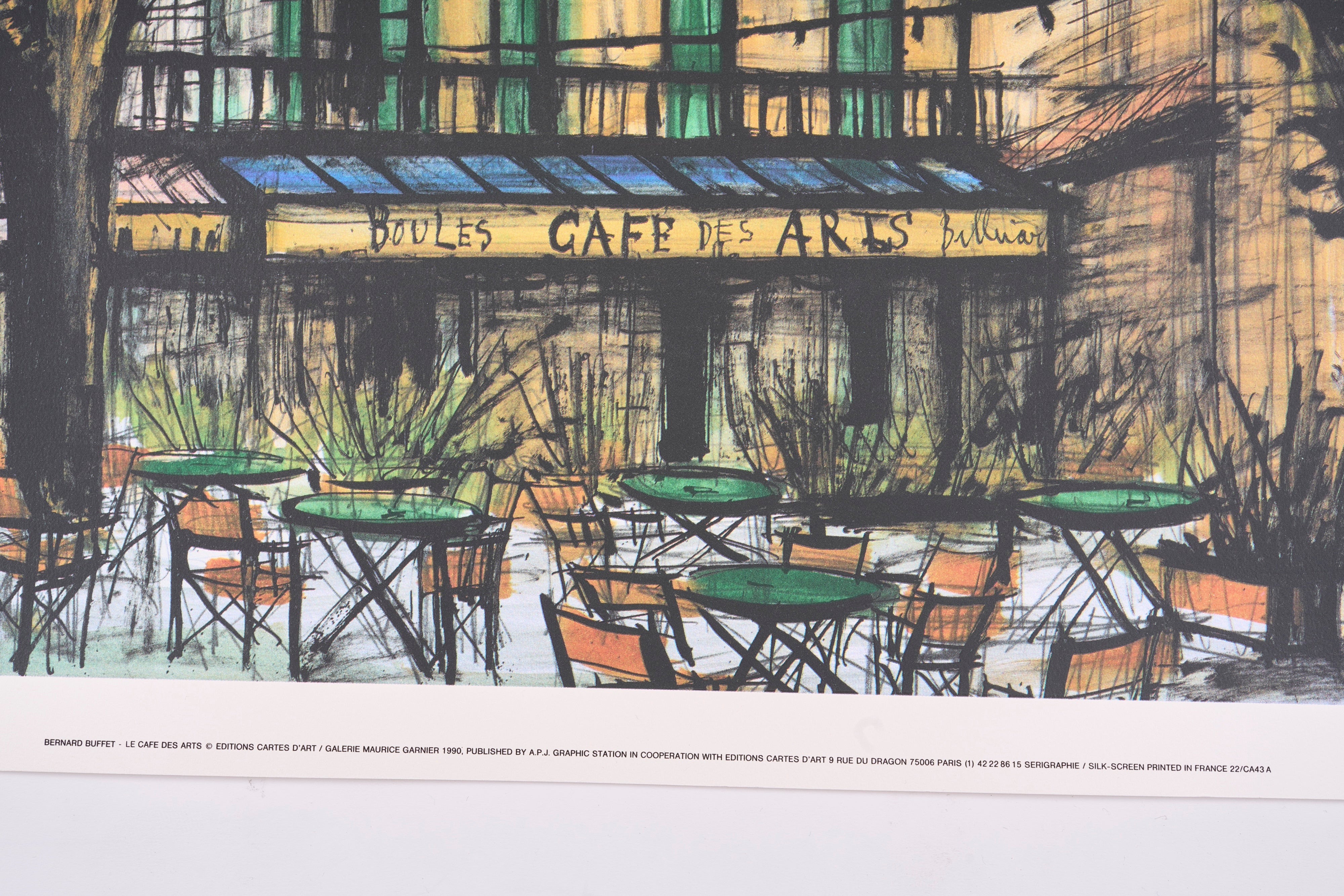 限定30枚】Le Café des Arts 1979 - Printed in 1990 / ベルナール