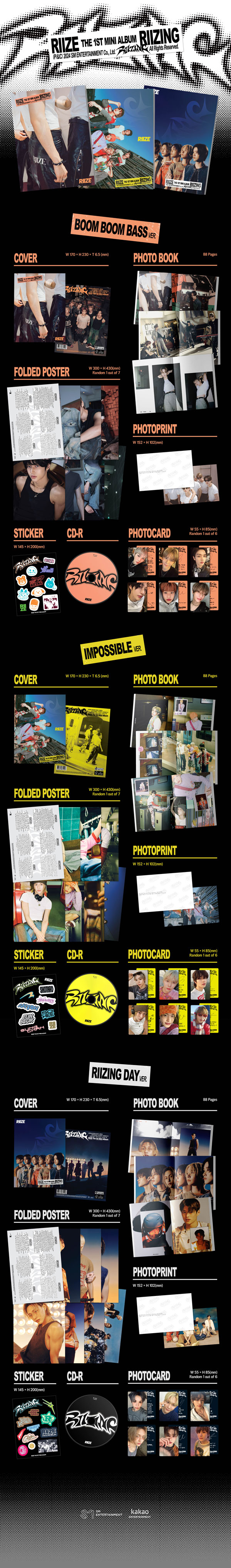 The 1st Mini Album 「RIIZING」【Photo Book Ver.】 | Discography