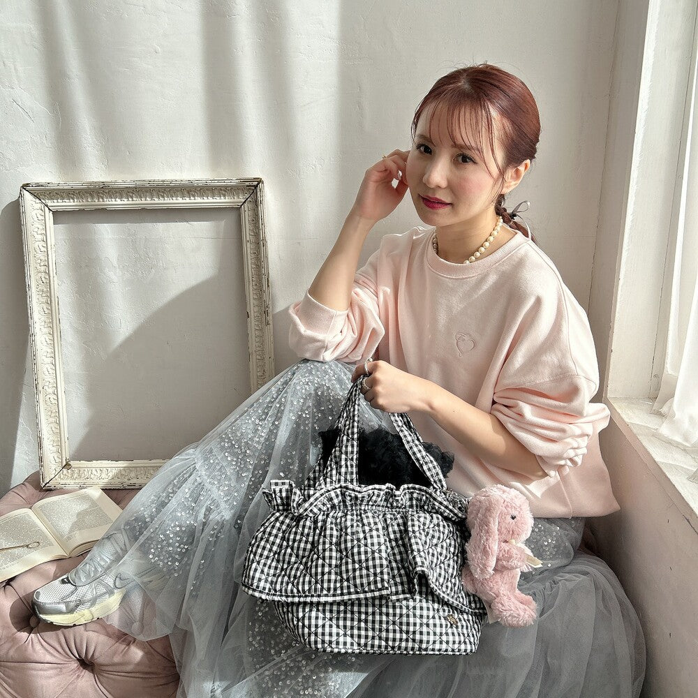 フリルバッグ Quilting Frill Bebe ミニ/レギュラー【ギンガム