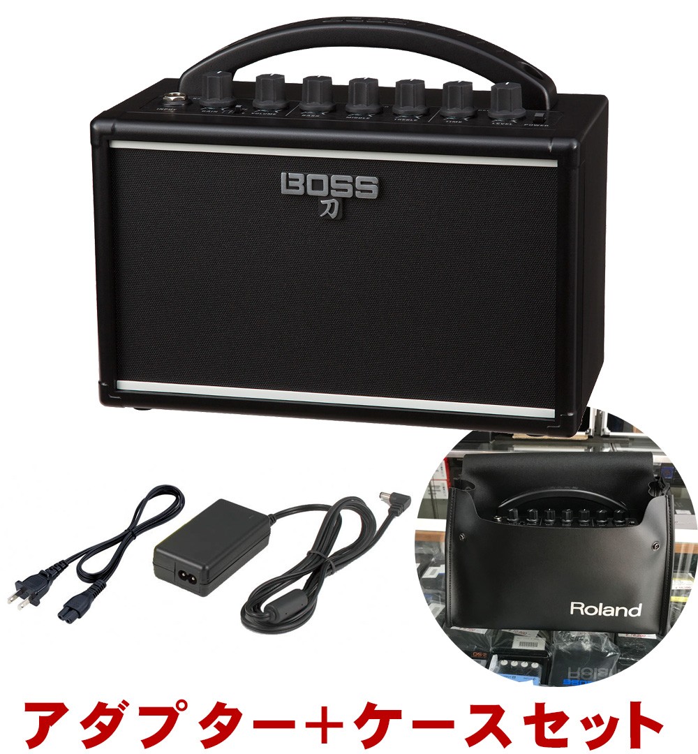 BOSS（ボス） ギターアンプ KATANAMINI キャリングケース ACアダプター