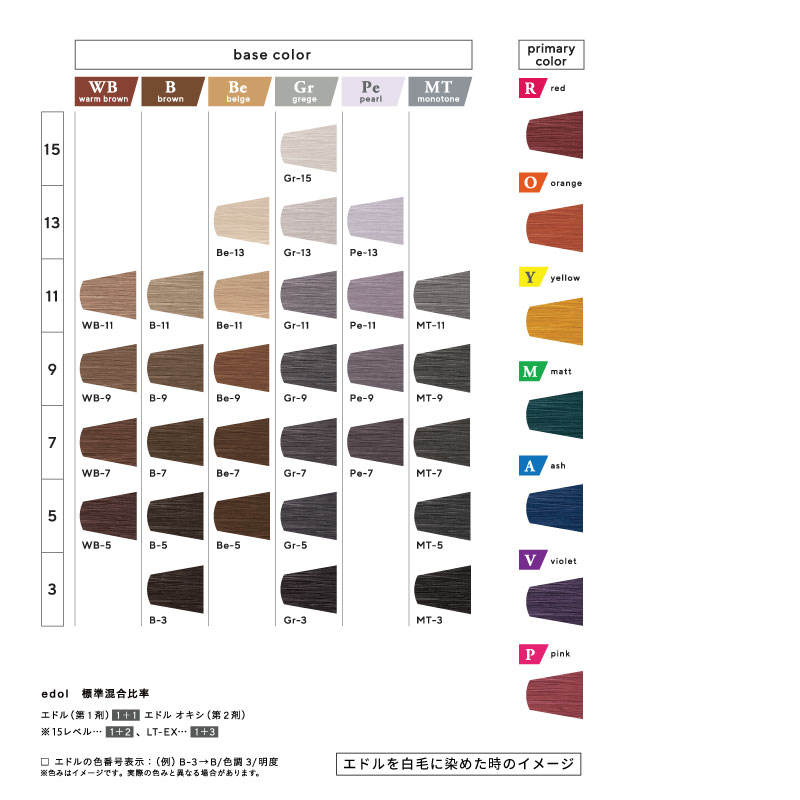 edol ルベル エドルn BE11 80g 医薬部外品 毛染め カラー ヘアカラー