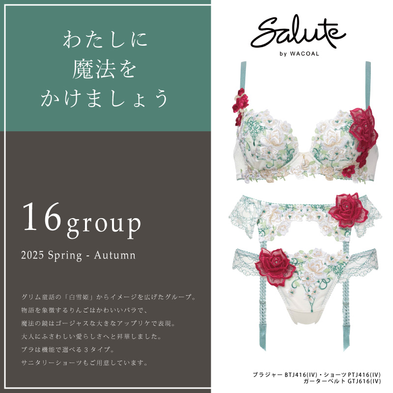 サルート（SALUTE） ワコール ガーターベルト GTJ616 Wacoal salute 16