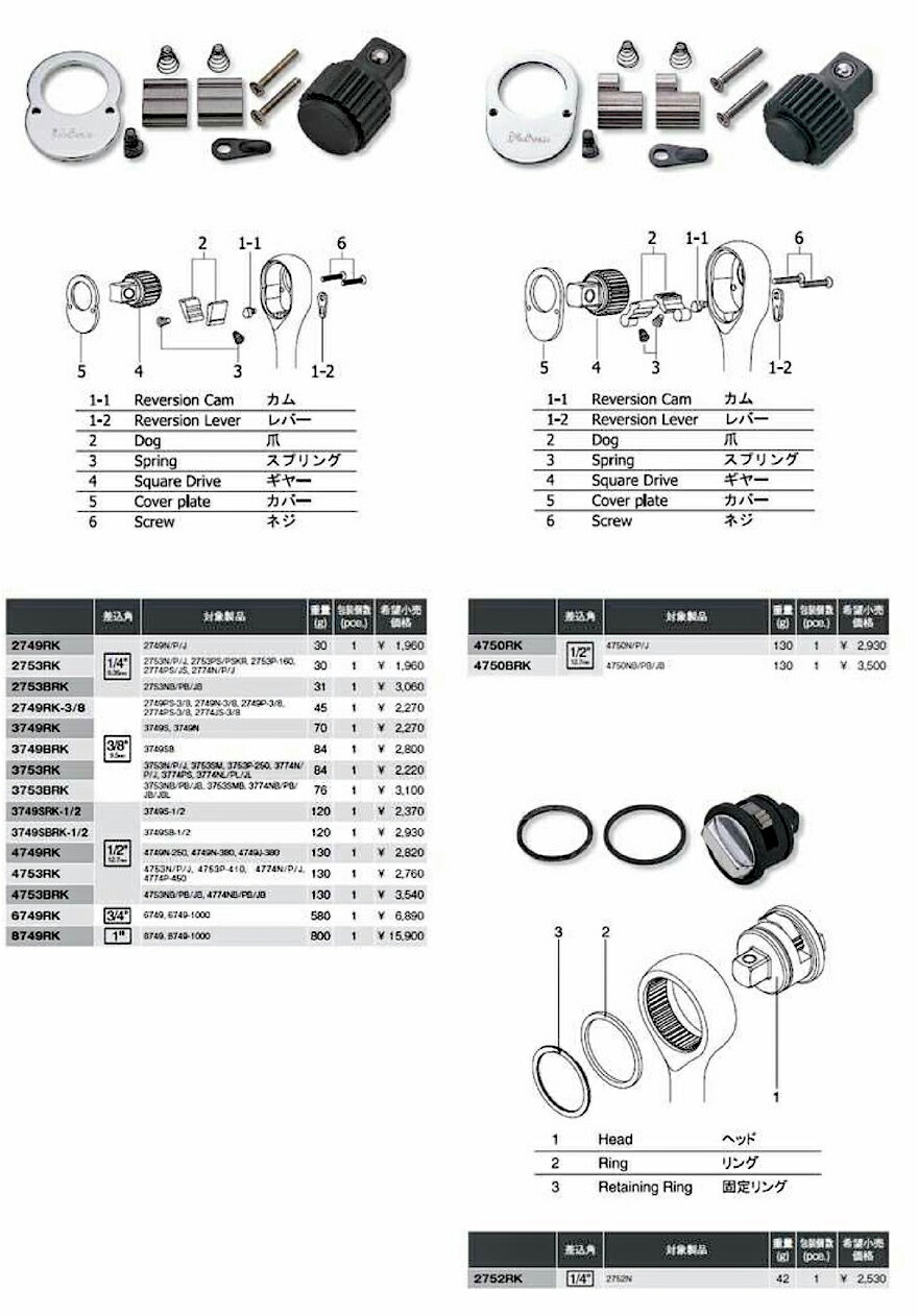Z-EAL Ko-ken 3725RK1 3/8