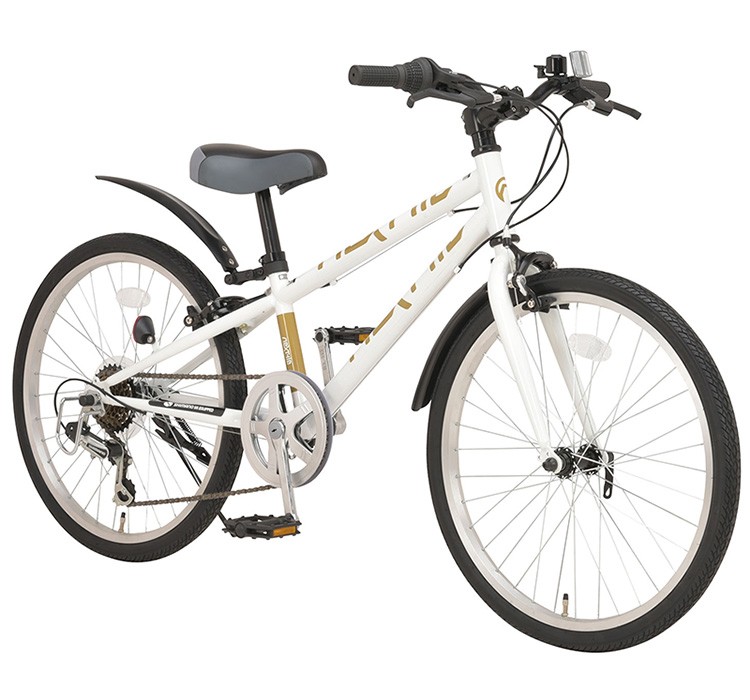 NEXTYLE 自転車 子供用 クロスバイク 24インチ 泥除け付き シマノ6段