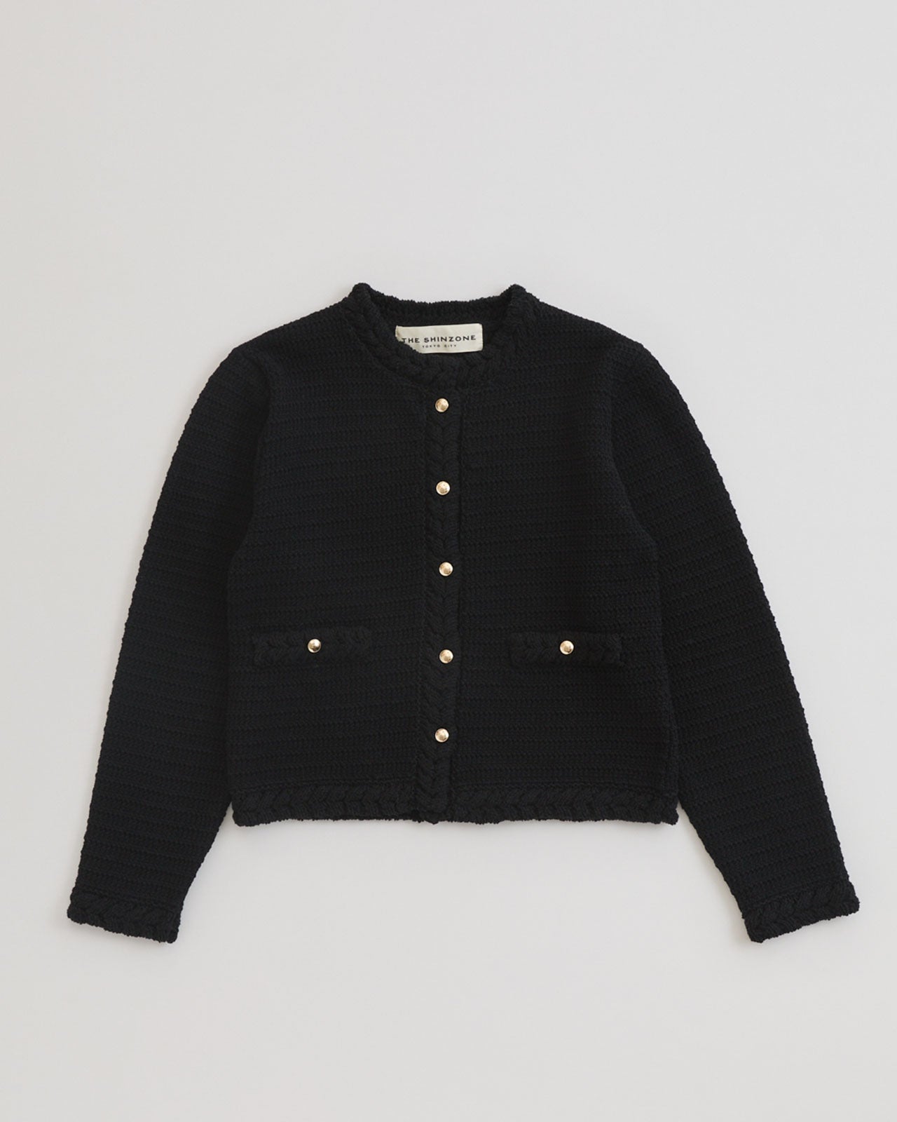CROCHET KNIT JACKET – Shinzone