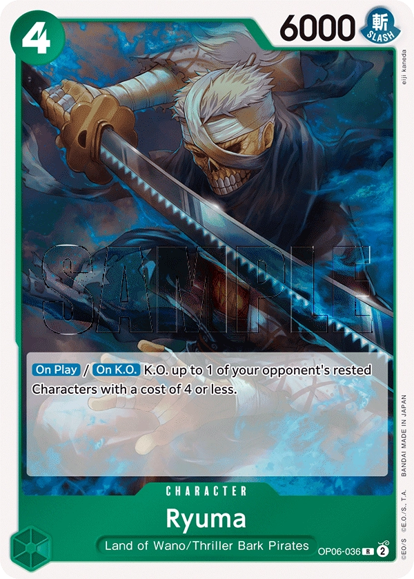 P-072 Ryuma One Piece Card Game Card | One Piece Card Game