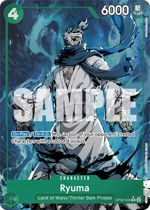 P-072 Ryuma One Piece Card Game Card | One Piece Card Game
