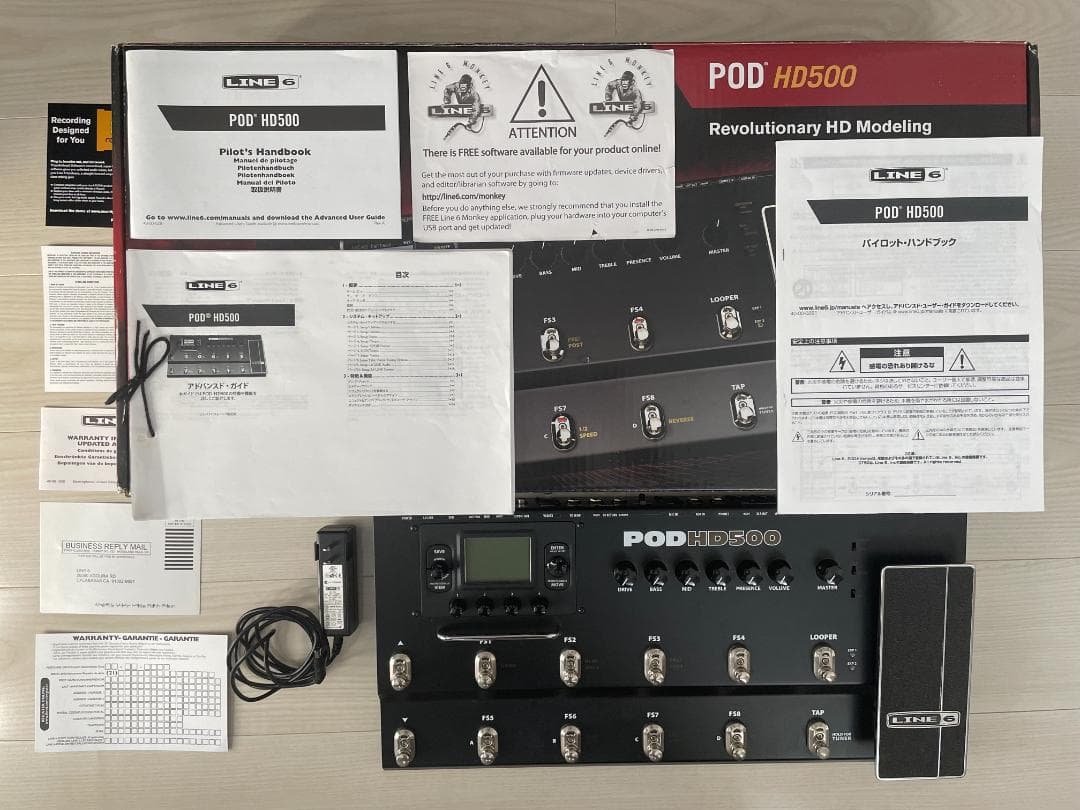 【3/18までの特価】 LINE6 POD HD500▲マルチエフェクター