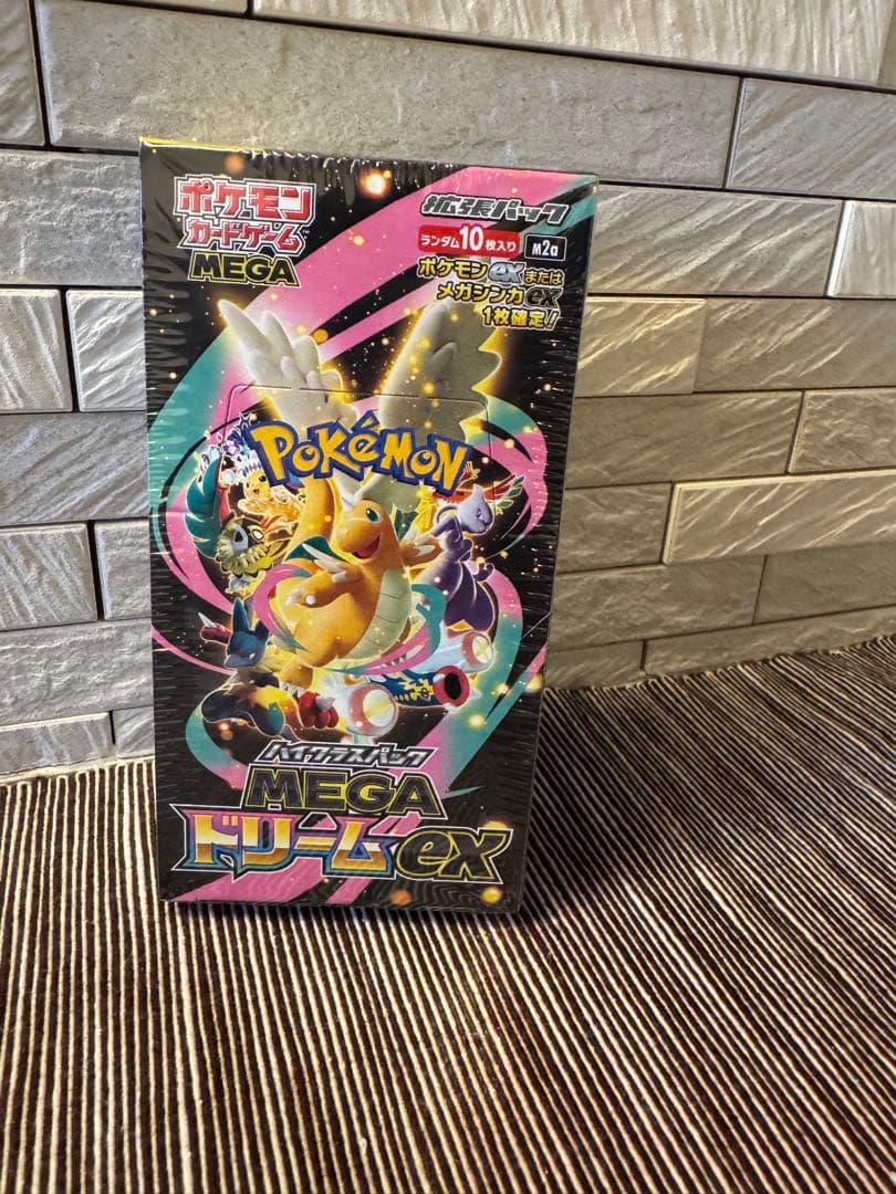 ポケモンカードゲーム MEGAドリームex 1BOX　シュリンク付き