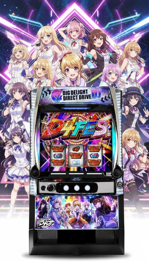 L D4DJ 実機 お取り寄せ商品】京楽 L D4DJ Pachi-Slot Mix 中古パチスロ実機