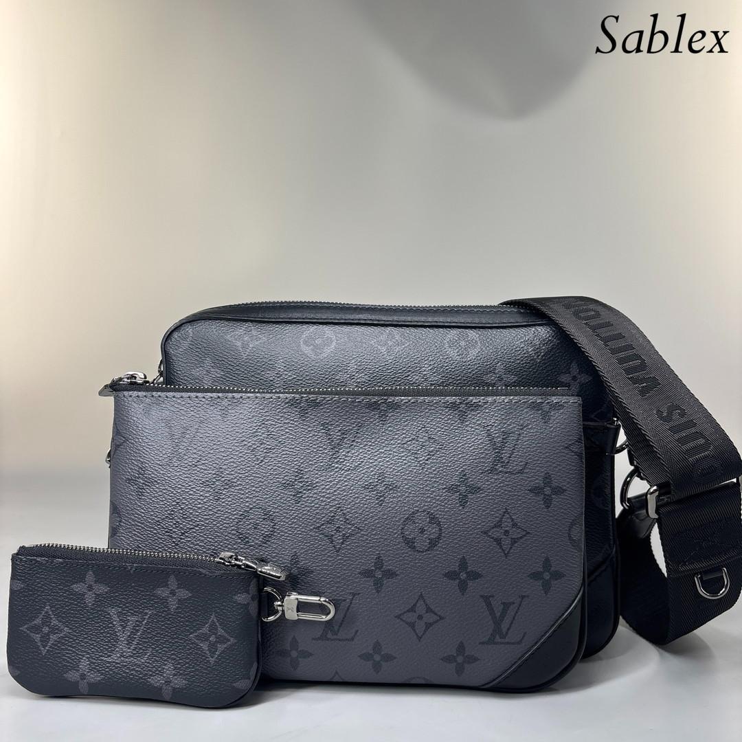 【未使用/IC】ルイヴィトン モノグラムエクリプス トリオメッセンジャー メンズ LOUIS VUITTON（ルイ・ヴィトン） 【未使用】ルイヴィトン モノグラム