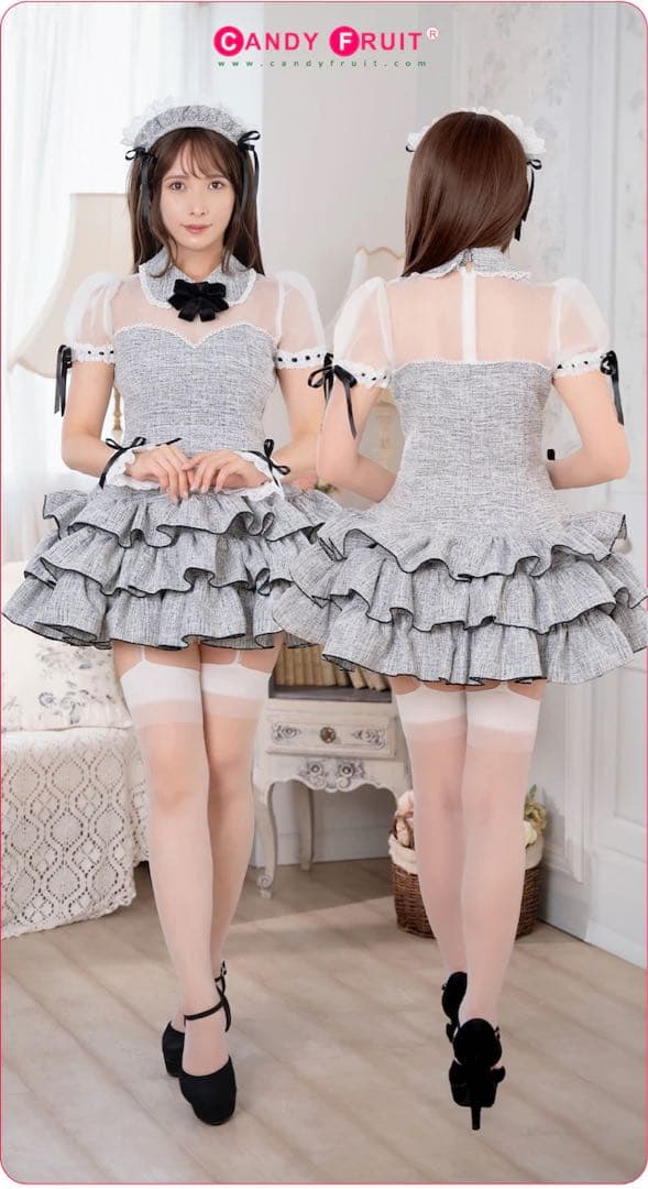 値下げ⭐︎ グレースメイド服（ノワール)Mサイズ JILL×キャンディフルーツ 2112_01.jpg