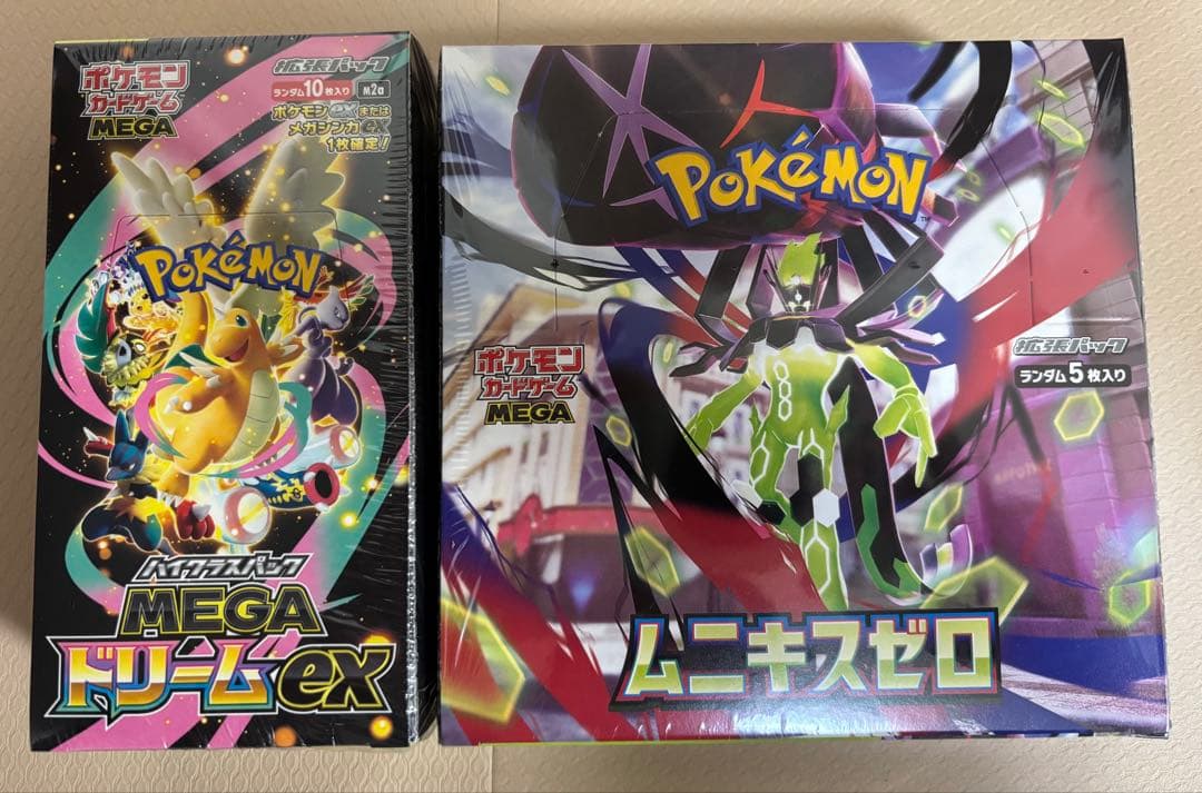 ポケモンカードゲーム MegaドリームEX & ムニキスゼロ シュリンク付き